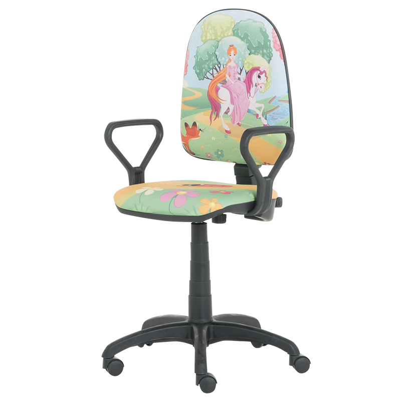 Детски стол Prestige с подлакътници - принцеси