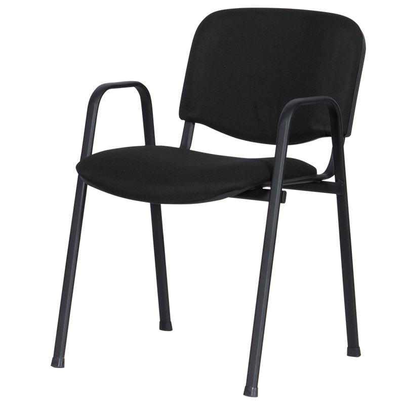 Посетителски стол Carmen 1137 LUX - черен