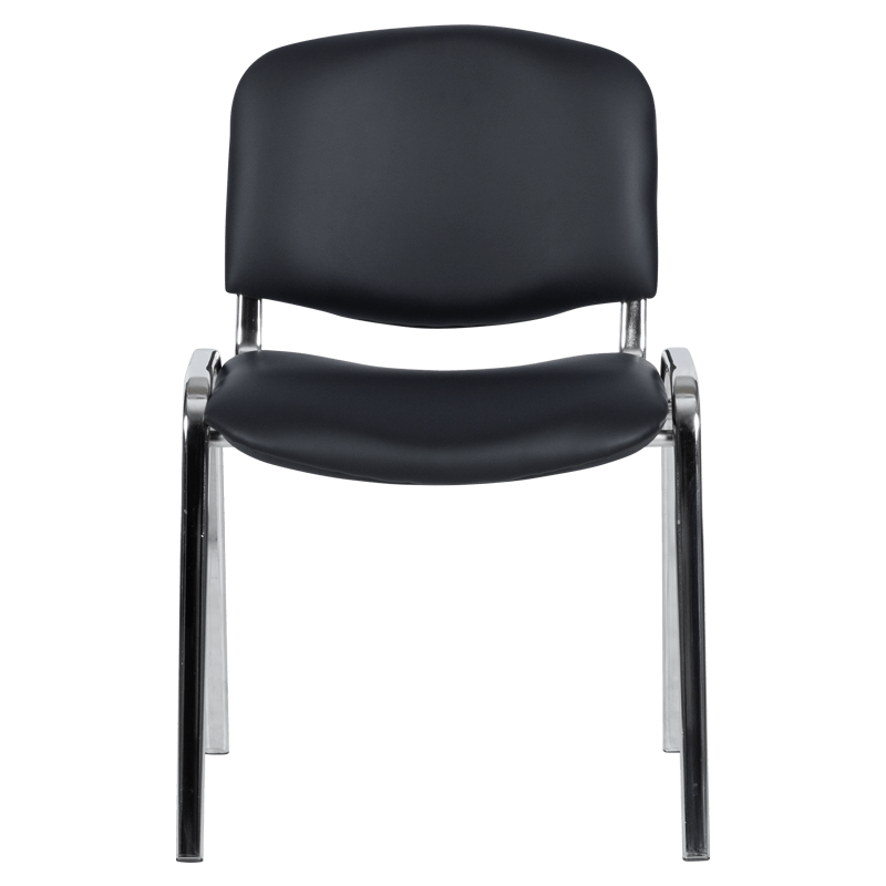 Посетителски стол Carmen 1135-1 LUX - черен N