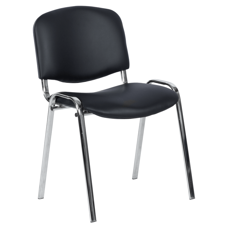 Посетителски стол Carmen 1135-1 LUX - черен N