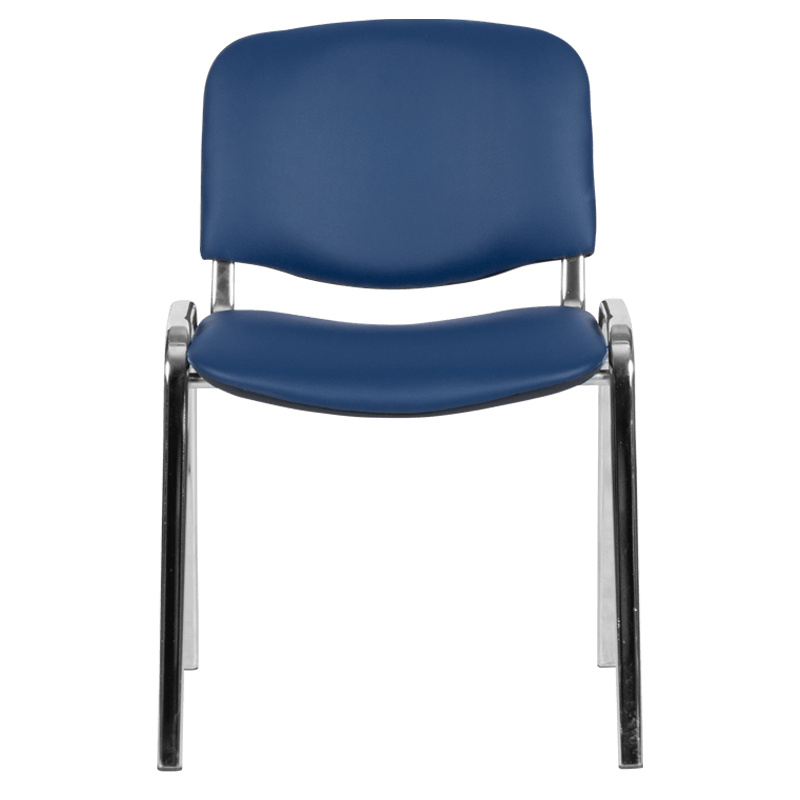 Посетителски стол Carmen 1135-1 LUX - тъмносин N