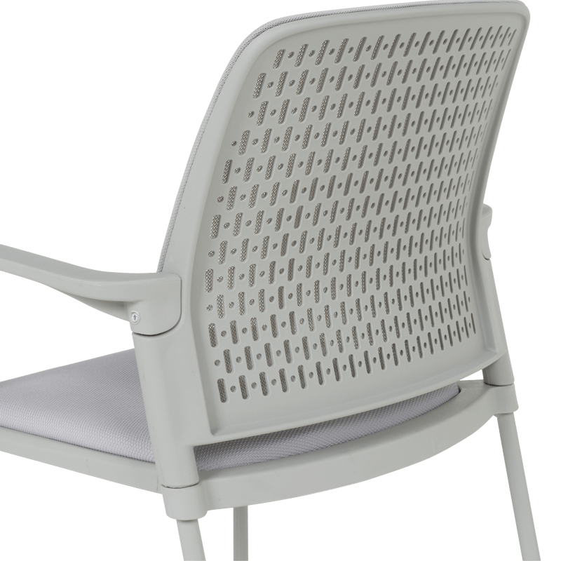 Посетителски стол Carmen 1138 G - светлосив