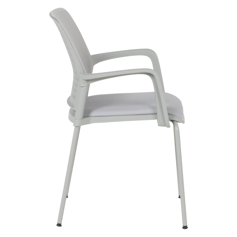 Посетителски стол Carmen 1138 G - светлосив