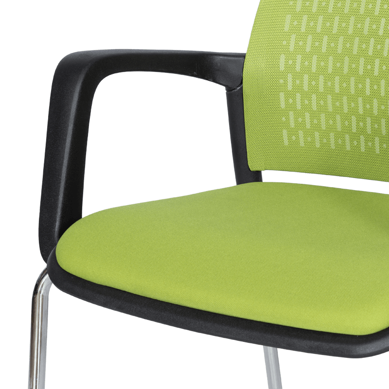 Посетителски стол Carmen 1138 CH - зелен