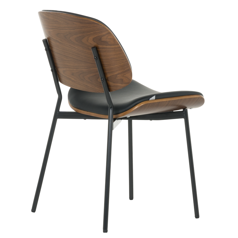 Посетителски стол Carmen 1180 - орех-черен