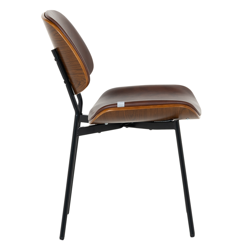 Посетителски стол Carmen 1180 - орех-искрящо кафяв