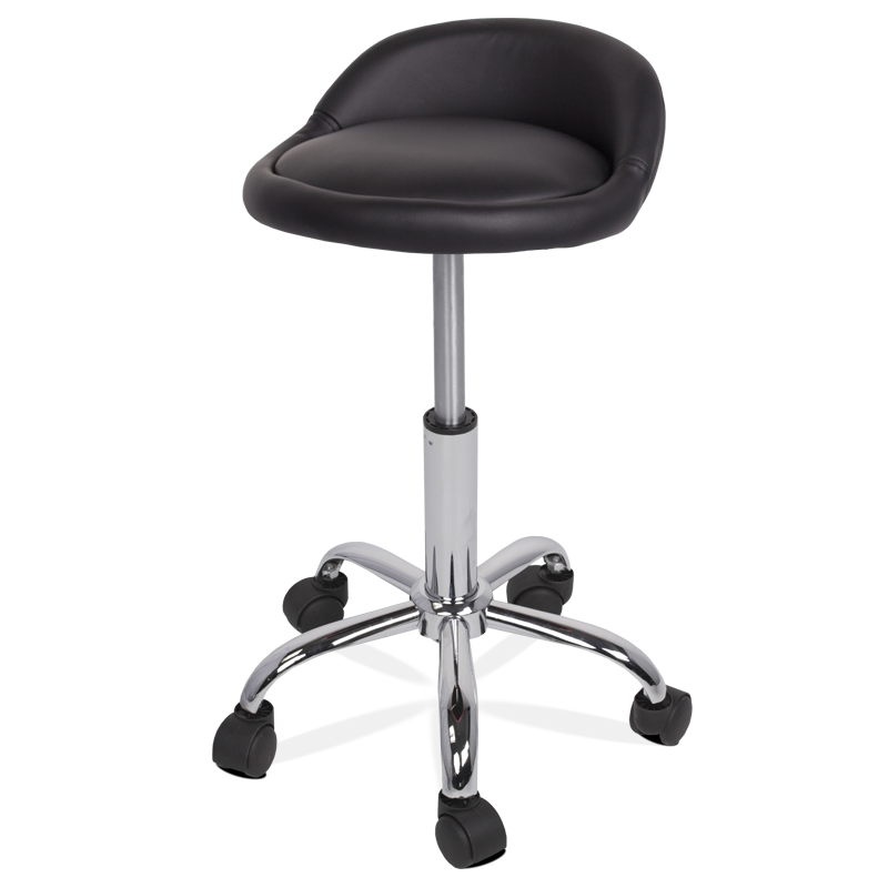 Табуретка с колелца Carmen 3067 - черен