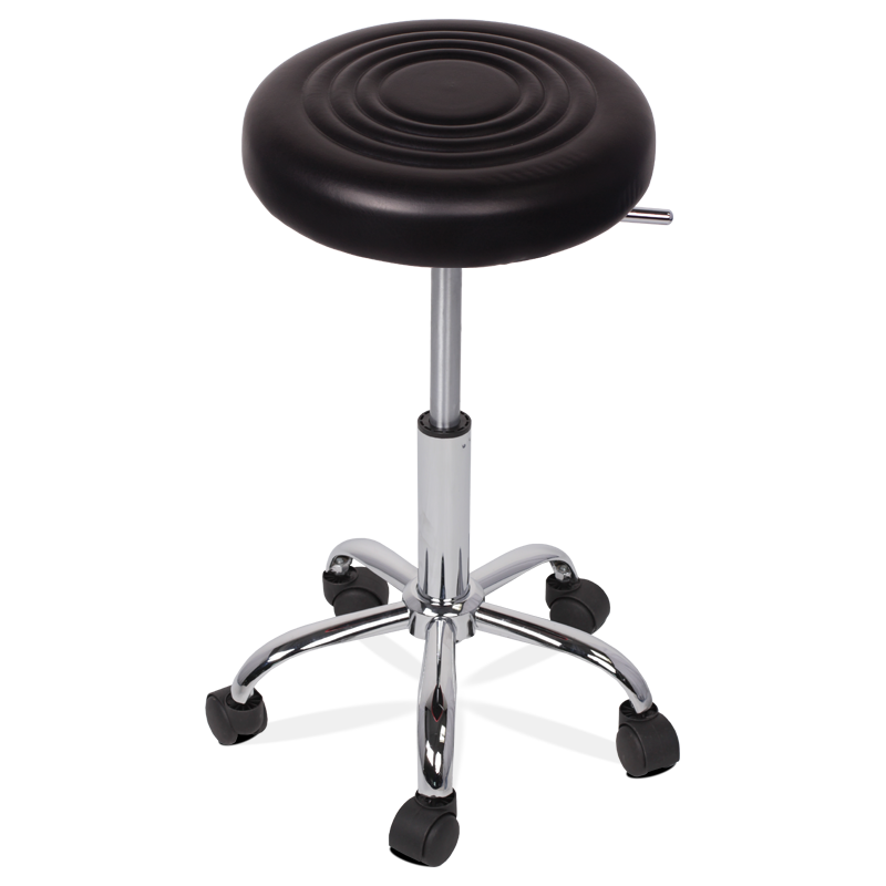 Табуретка с колелца Carmen 3075 - черен