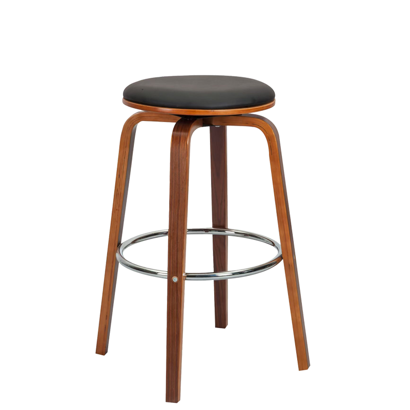 Бар стол Carmen 4030 - орех/черен