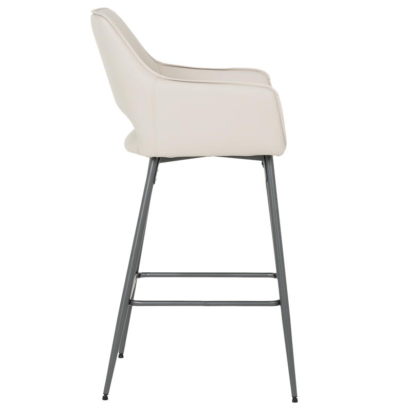 Бар стол TELFORD 2 силиконова кожа - капучино 04