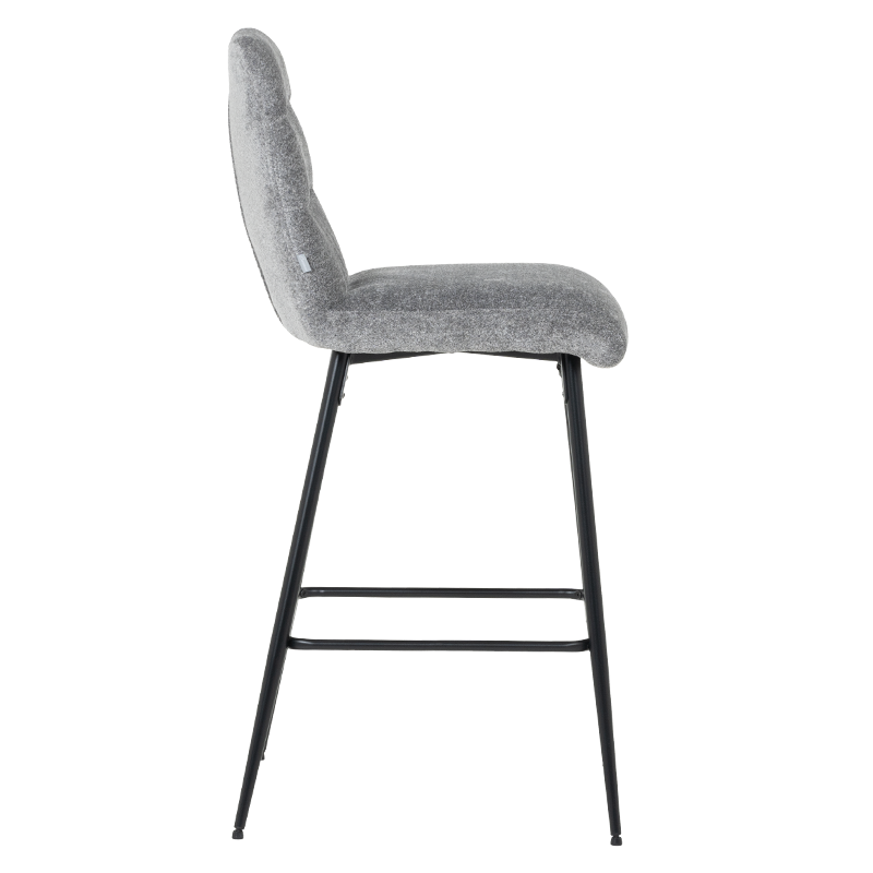 Бар стол ALFORD - светлосив XV