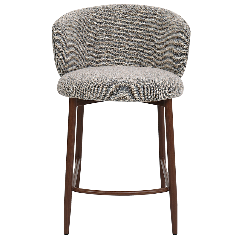 Бар стол MEMO - черен -кафяв 170 WAL