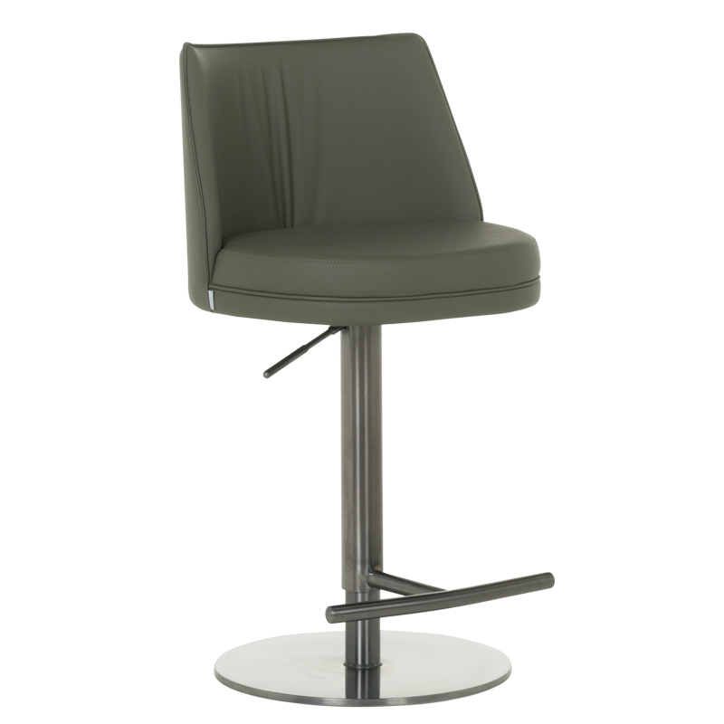 Бар стол KARIBA - черно-зелен BG