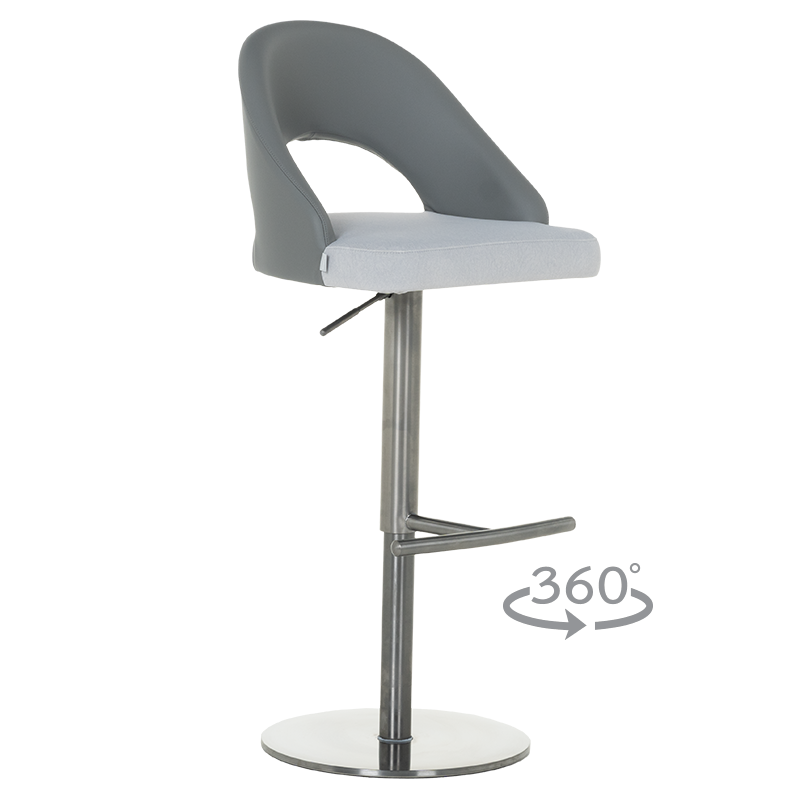 Бар стол KUTANA - светлосив BG