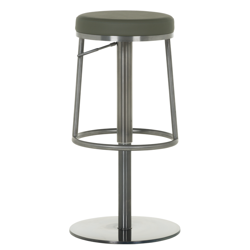 Бар стол BEZU - черно-зелен BG