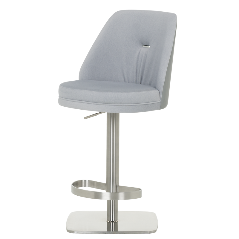 Бар стол HAUNA - светлосив SS