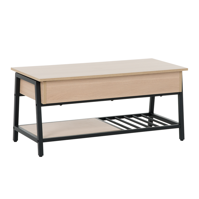 Холна маса с повдигащ механизъм DALLAS - дъб сонома