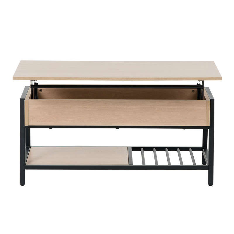 Холна маса с повдигащ механизъм DALLAS - дъб сонома