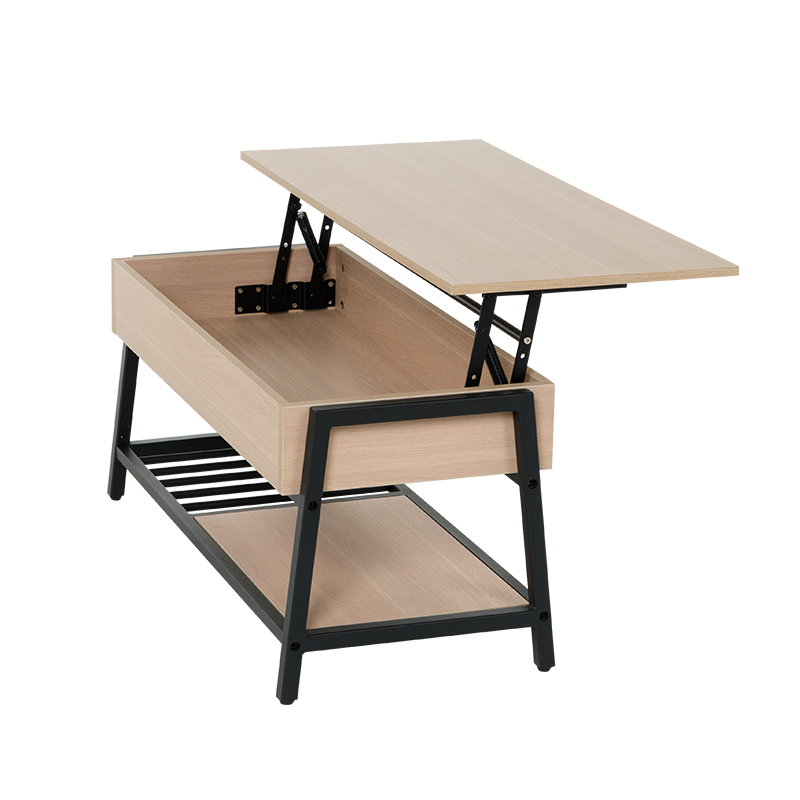 Холна маса с повдигащ механизъм DALLAS - дъб сонома