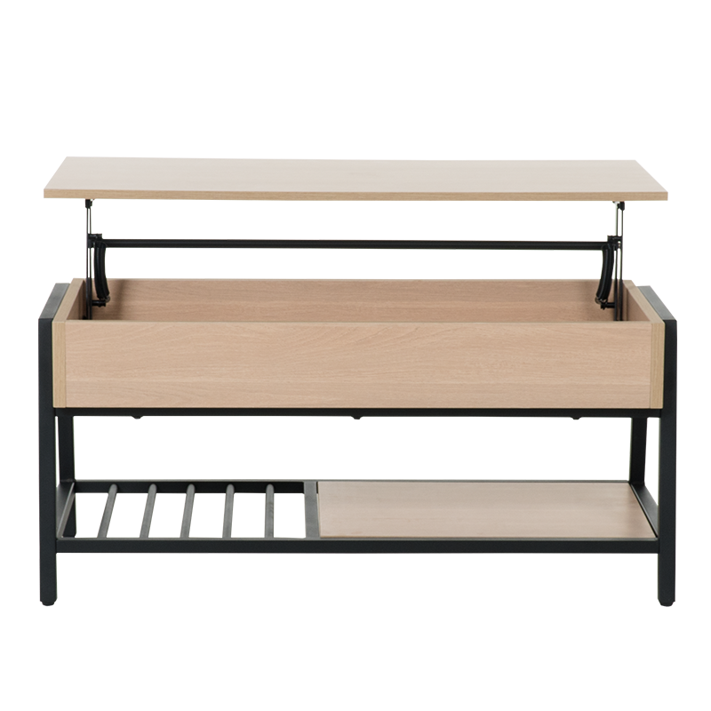 Холна маса с повдигащ механизъм DALLAS - дъб сонома