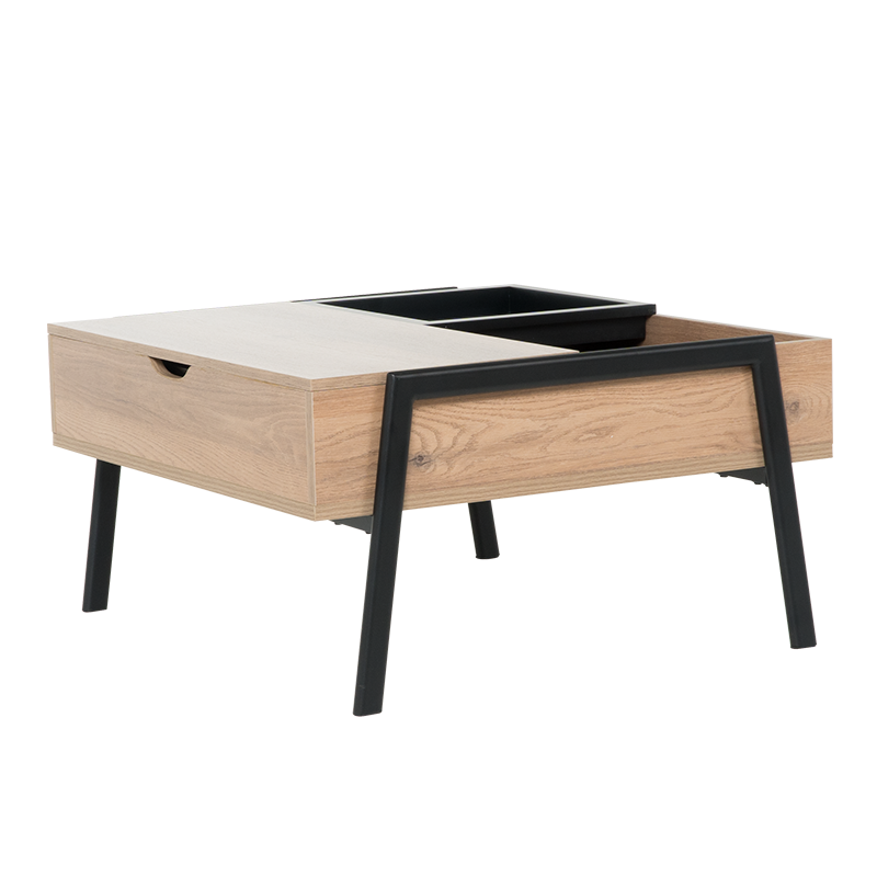 Холна маса с повдигащ механизъм KENT - златен дъб