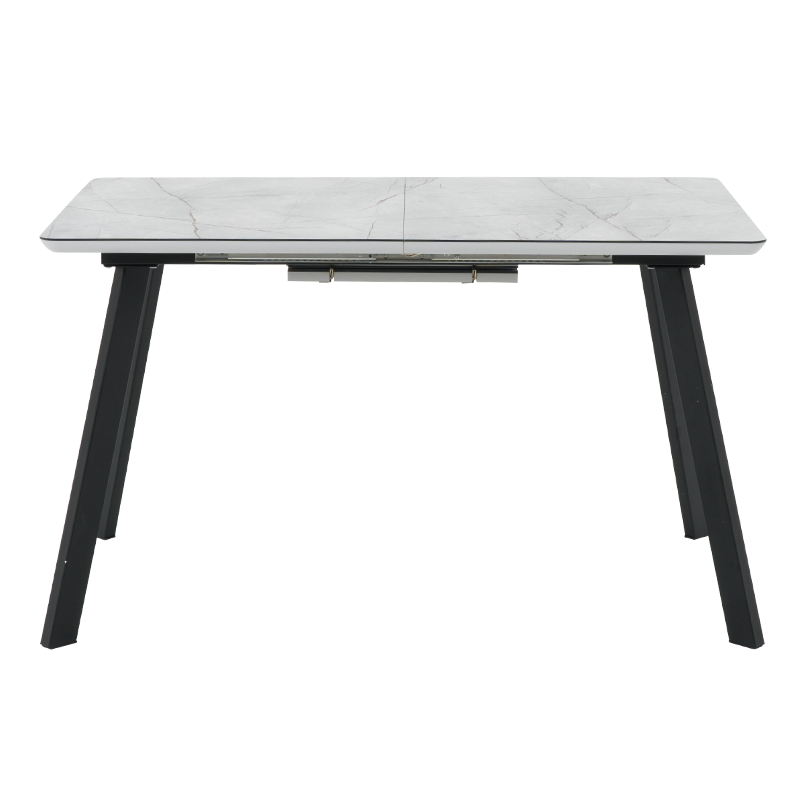 Разтегателна трапезна маса DARWIN - сив - черен