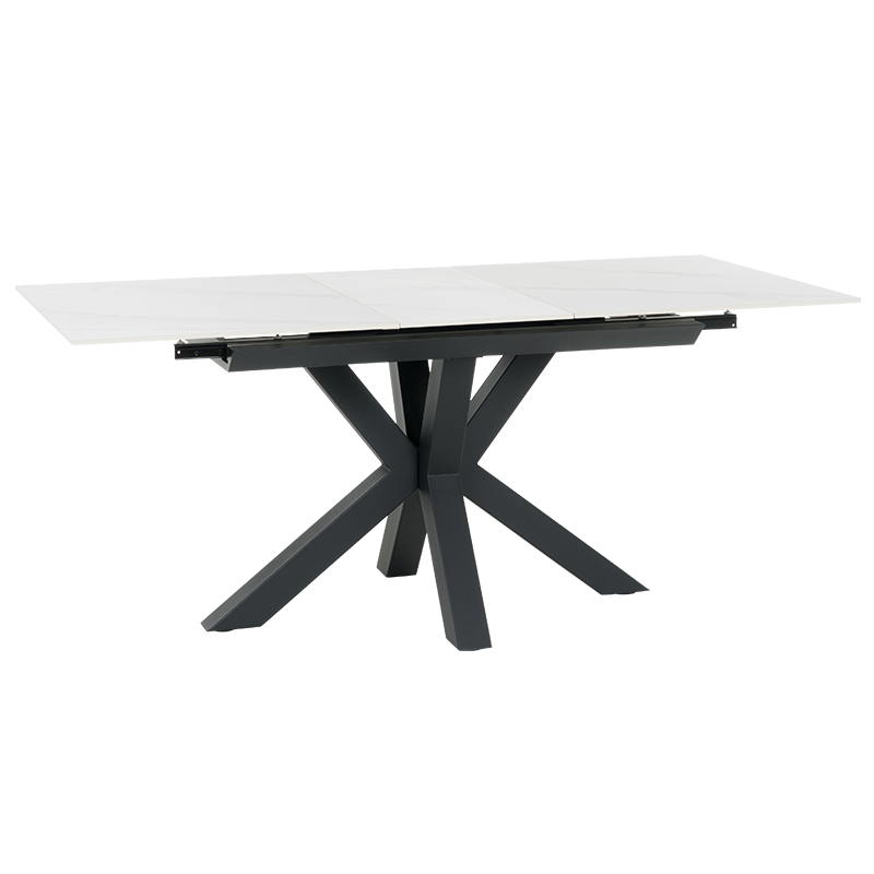 Разтегателна трапезна маса STARGARD - бяла