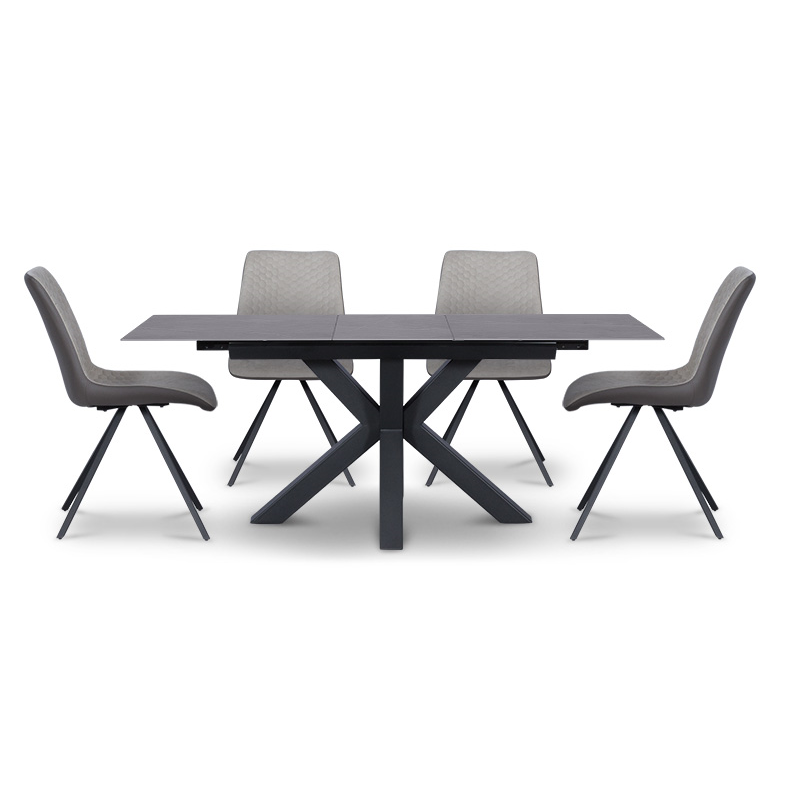 Разтегателна трапезна маса STARGARD - сива