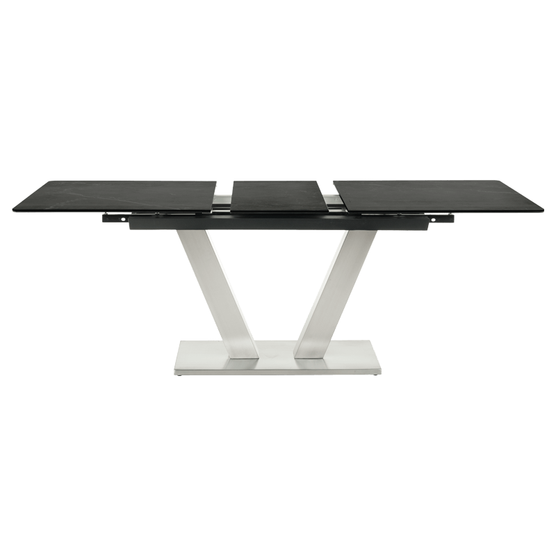 Разтегателна трапезна маса DUKLA - черна