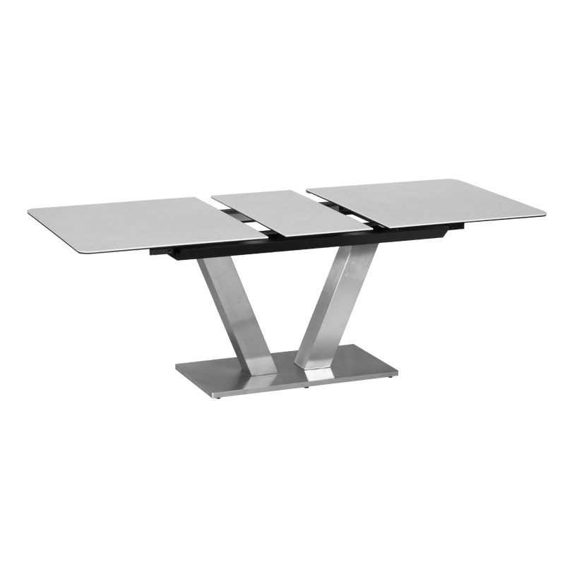 Разтегателна трапезна маса DUKLA - сива