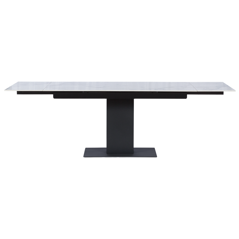 Разтегателна трапезна маса JURATA - бяла