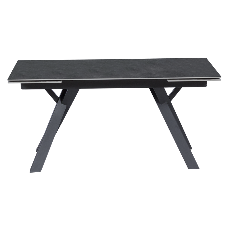 Разтегателна трапезна маса OPOLE - тъмносива