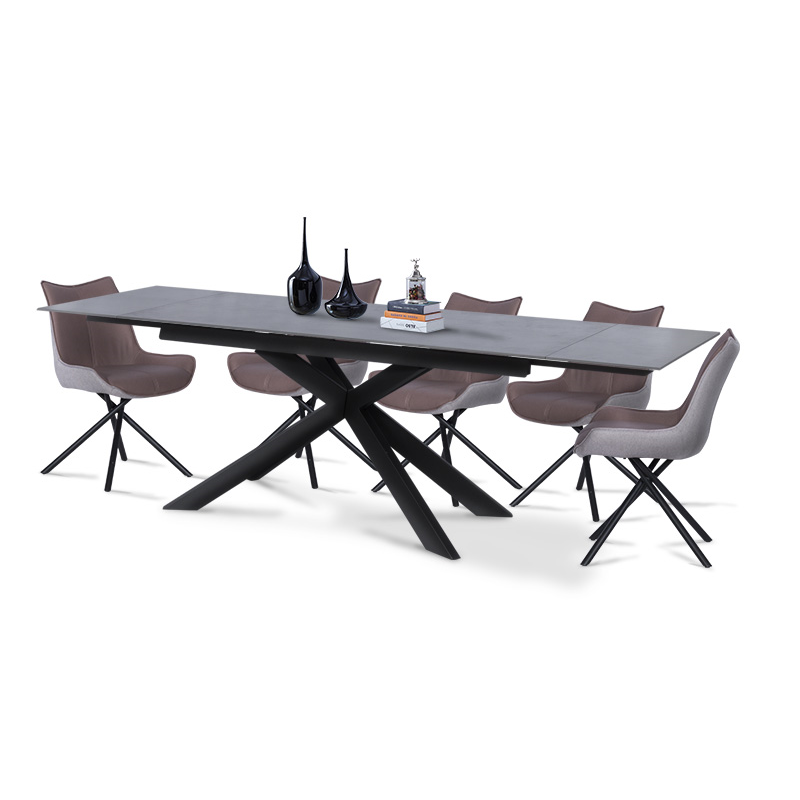 Разтегателна трапезна маса ELK - сива