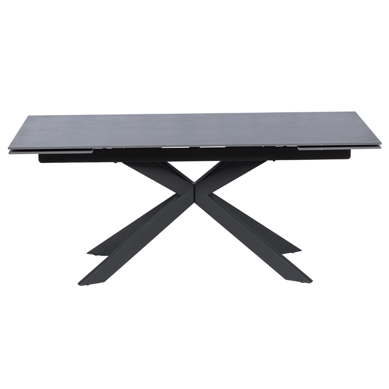 Разтегателна трапезна маса ELK - черна