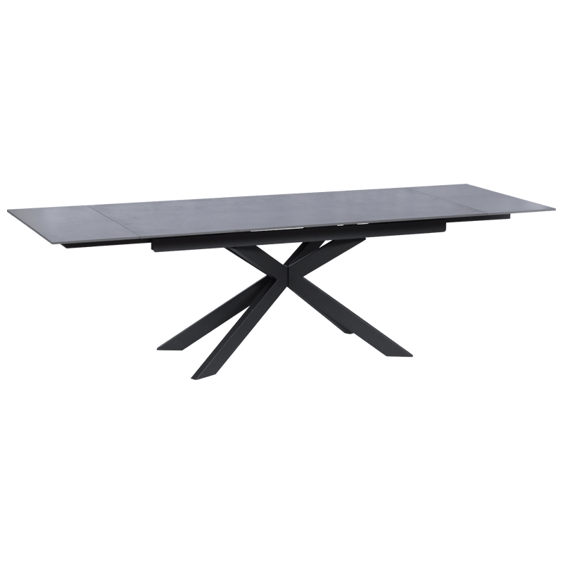 Разтегателна трапезна маса ELK - черна