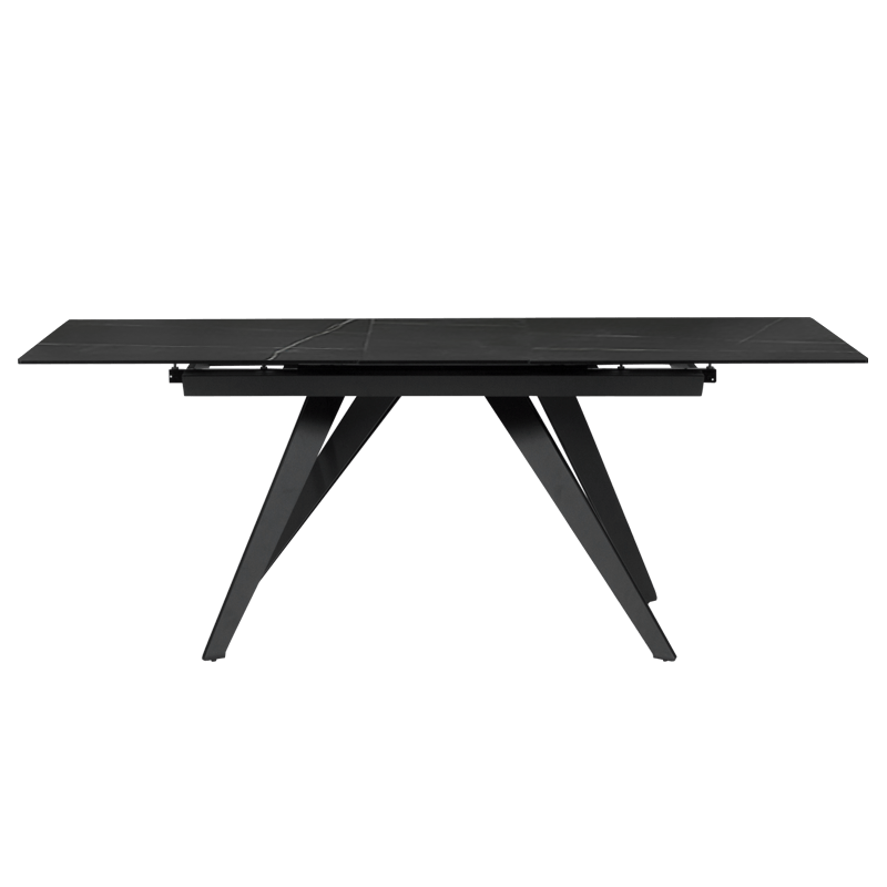 Разтегателна трапезна маса KONIN - черна