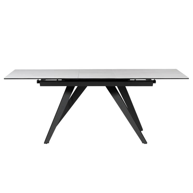 Разтегателна трапезна маса KONIN - бяла