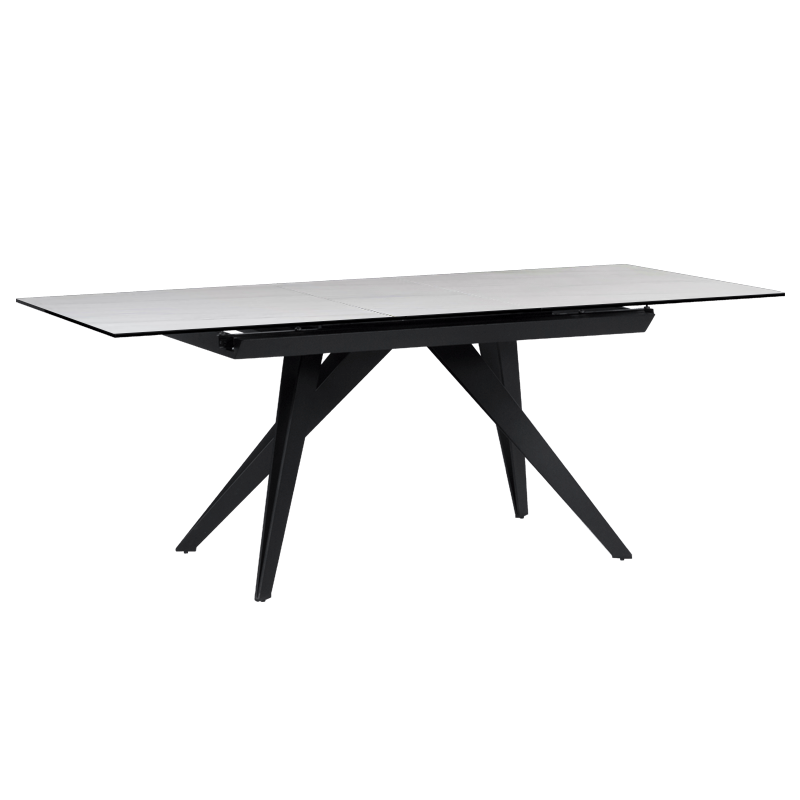 Разтегателна трапезна маса KONIN - бяла