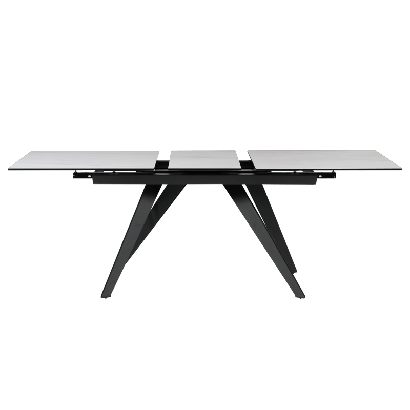 Разтегателна трапезна маса KONIN - бяла