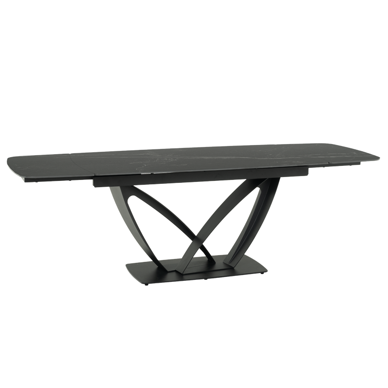 Разтегателна трапезна маса TORUN - черна