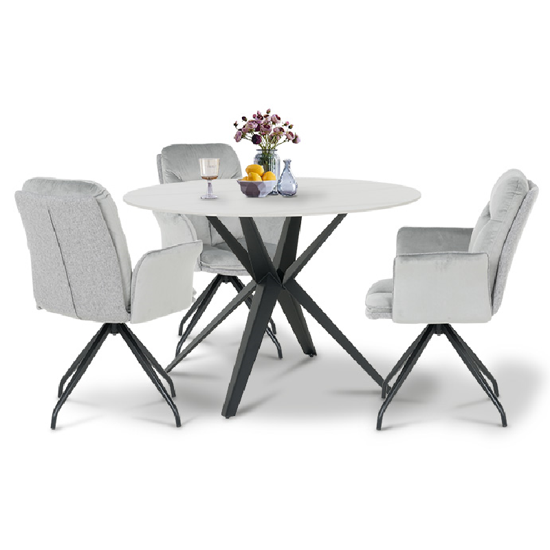 Трапезна маса BUK - бяла