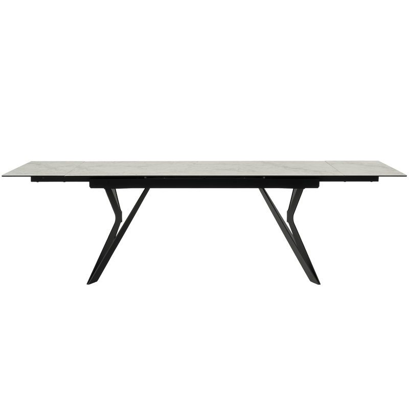 Разтегателна трапезна маса MARKI - бяла