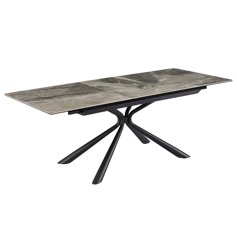 Разтегателна трапезна маса KETY - сива