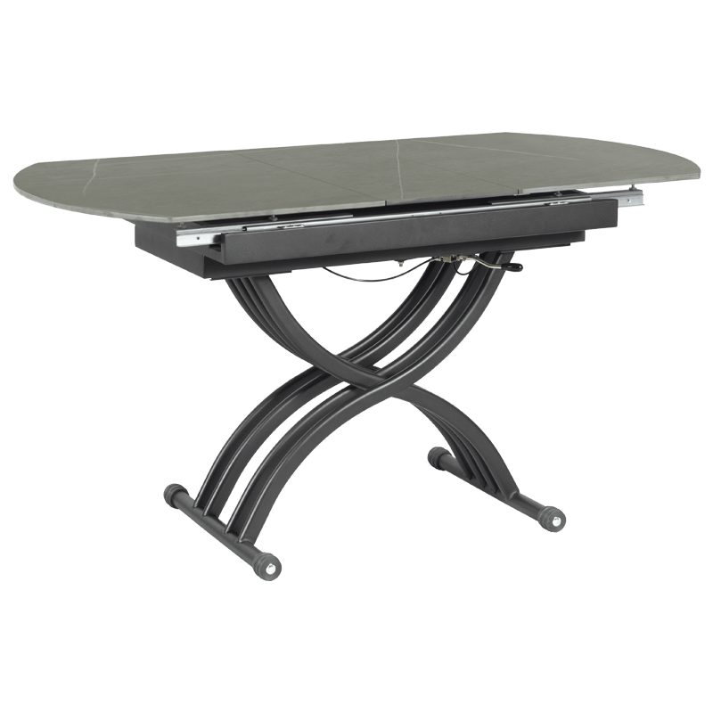 Разтегателна маса с повдигащ механизъм LESKO - сива