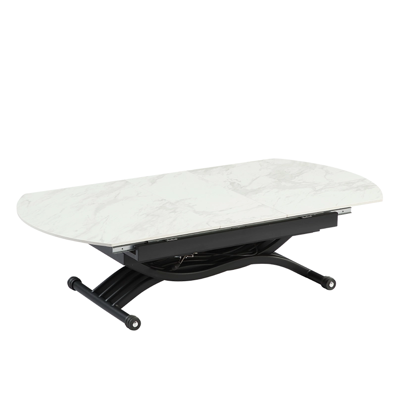 Разтегателна маса с повдигащ механизъм LESKO - бяла