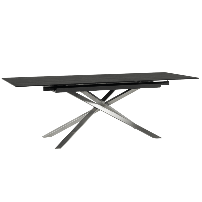 Разтегателна трапезна маса KIKOL - кафява