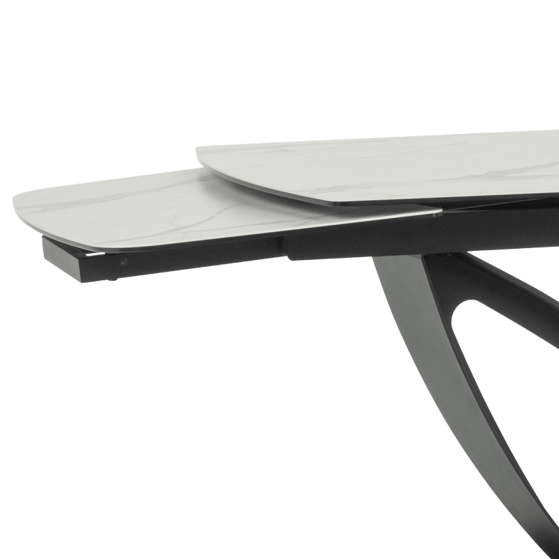 Разтегателна трапезна маса TORUN 2 - бяла