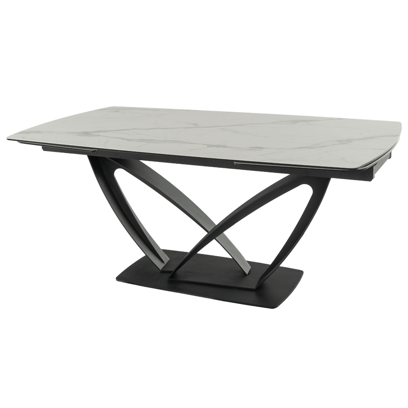 Разтегателна трапезна маса TORUN 2 - бяла