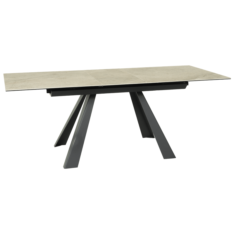 Разтегателна трапезна маса LASK - сива