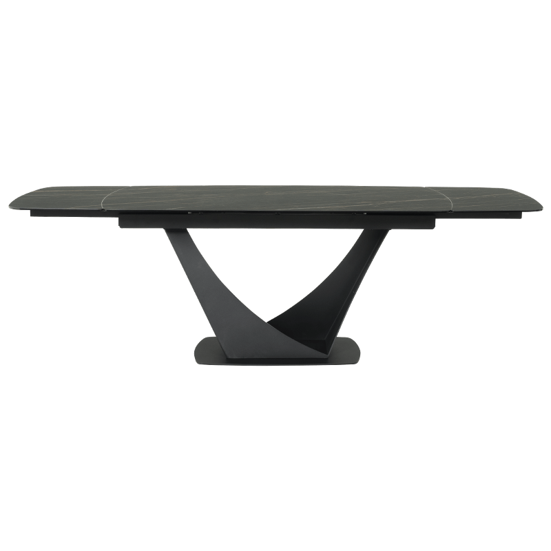 Разтегателна трапезна маса BOREK - черна